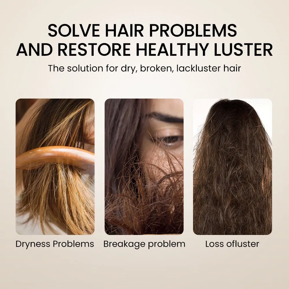 Herbal Organic Hair Care Products Beef Tallow Shampoo and Conditioner Repair Dry Damaged Hair
