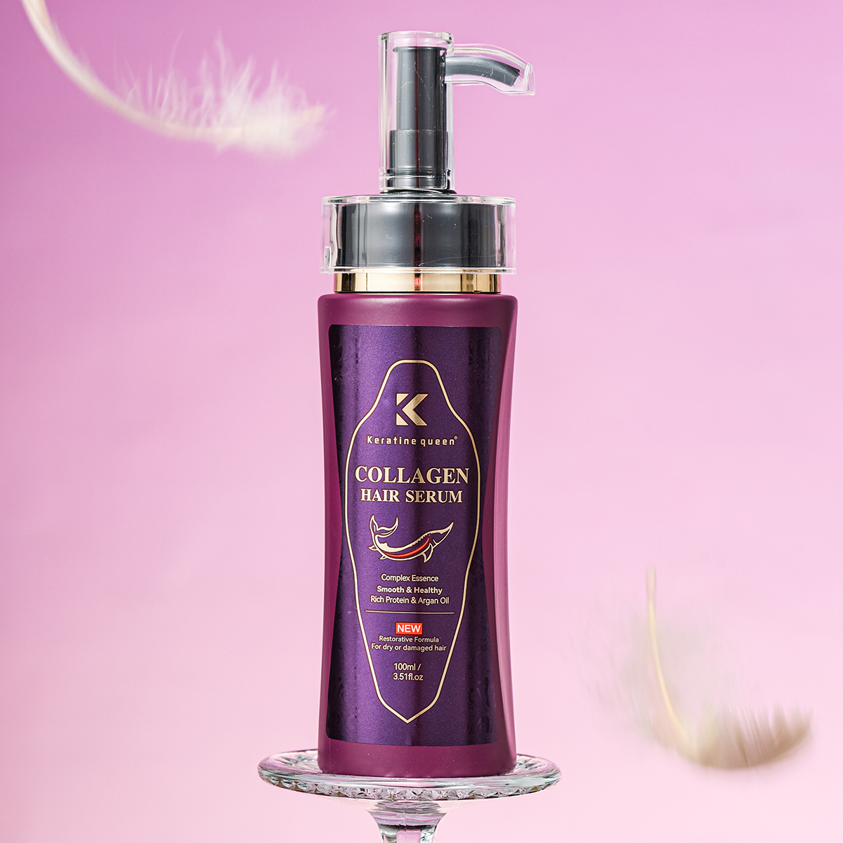 OEM Custom Luxury Sulphate Free Vegan Natural Organic Argan Oil and Collagen Hair Care Shampoo and Conditioner Set