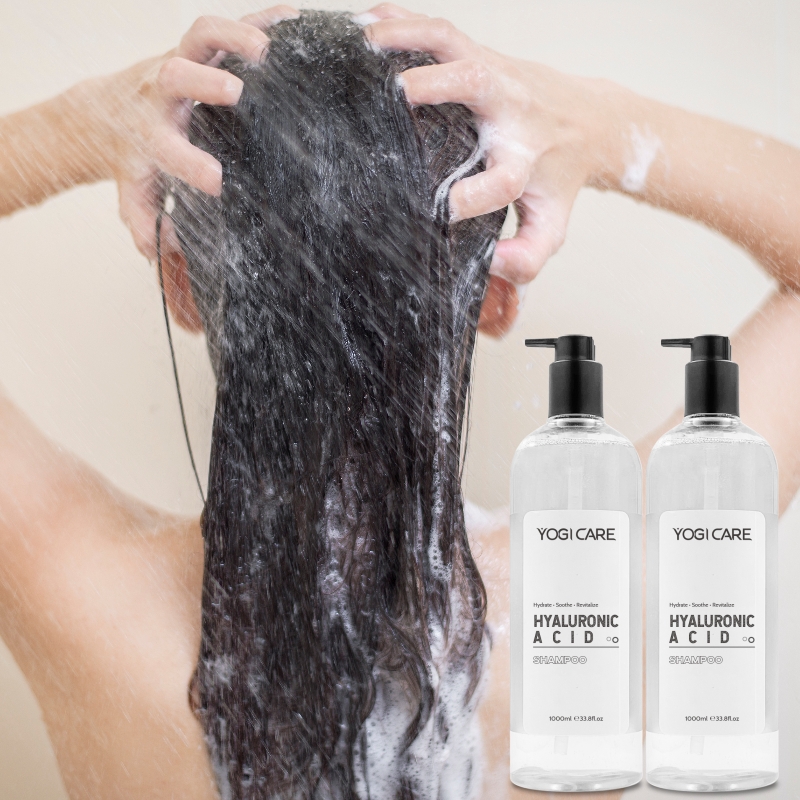 Private Label Natural Hyaluronic Acid Shampoo OEM Deep Cleansing Nourishing Hair Shampoo Producer