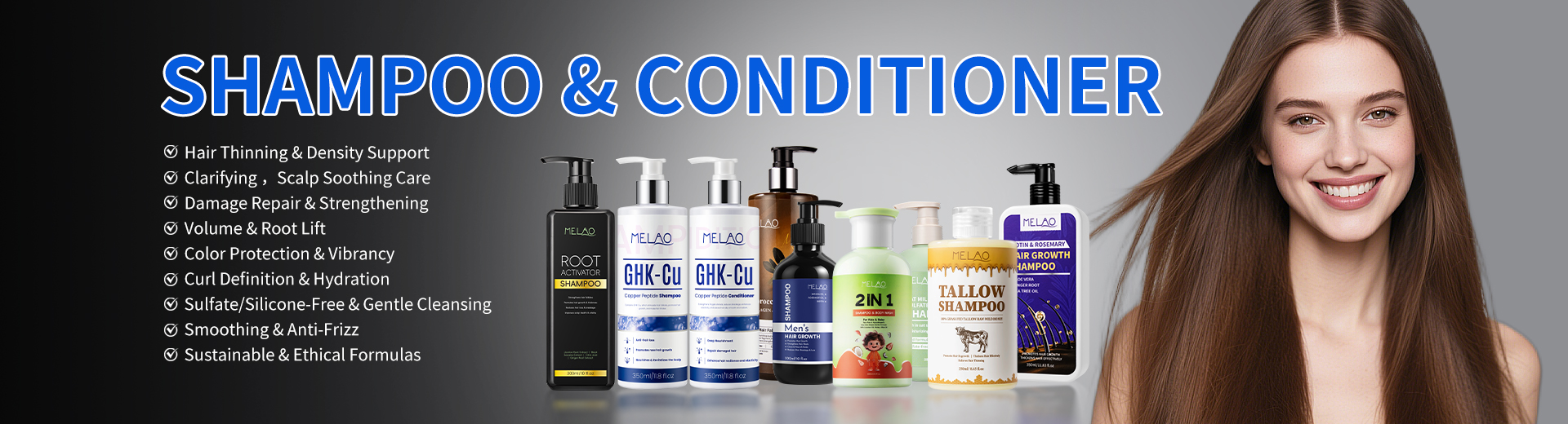 GHK-Cu Copper Peptide Hair Care Kit Banner