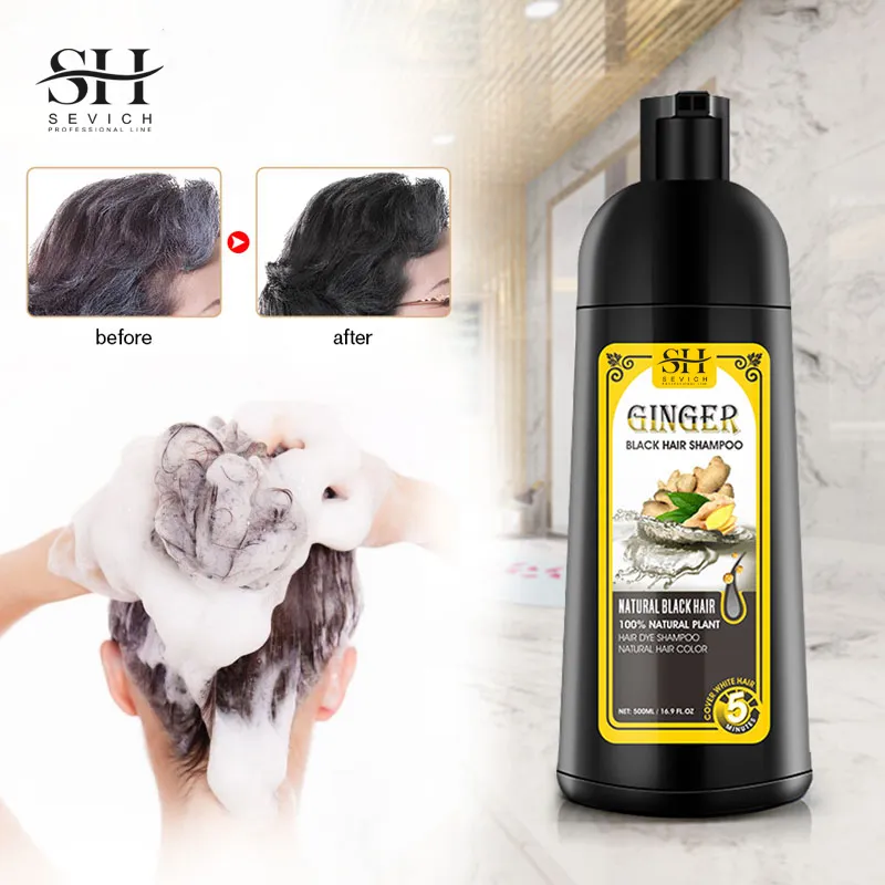 Ginger Black Hair Shampoo Image 3