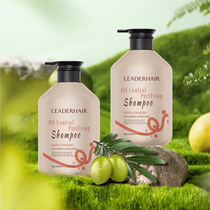 Leaderhair Oil Control Volumizing Shampoo Lightweight Grease Free Hair Care Shampoo
