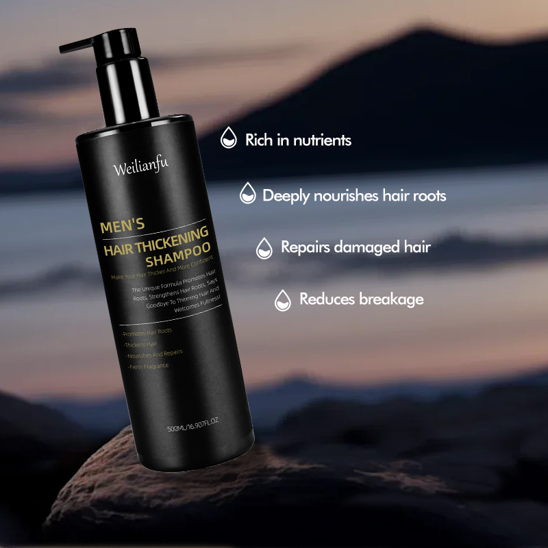Men Thickening Hair Shampoo and Conditioner Volumizing Anti-Hair Loss and Lightweight Formula for Effortless Style Hair Care