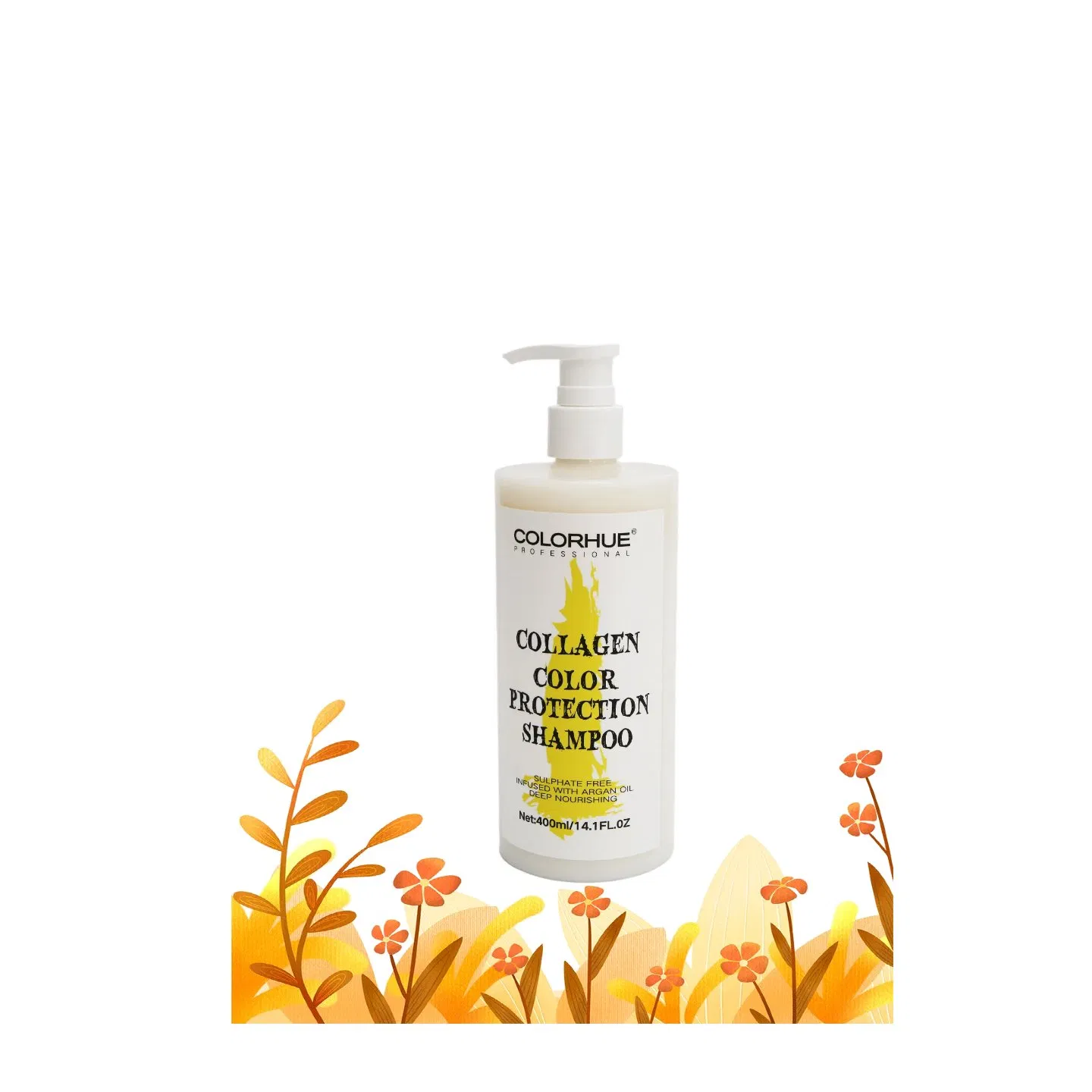 Private Label Nourishing Collagen Color Protection Shampoo Repair Hair Shampoo