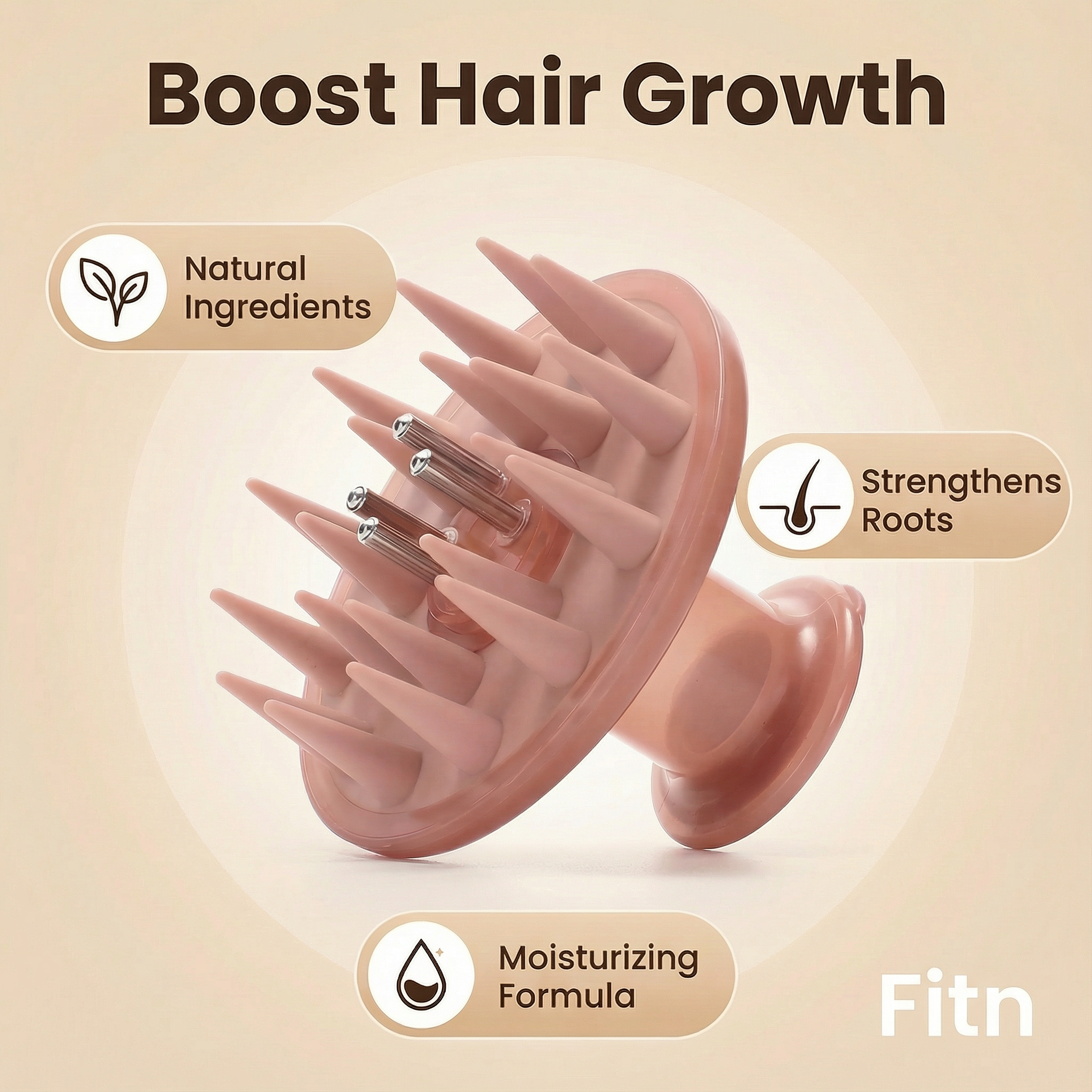 Pure Natural Organic Hair Growth Oil Nourishing 2 In 1 Formula Squalane Strengthens Hair Repair Damage Prevention Quality Supply