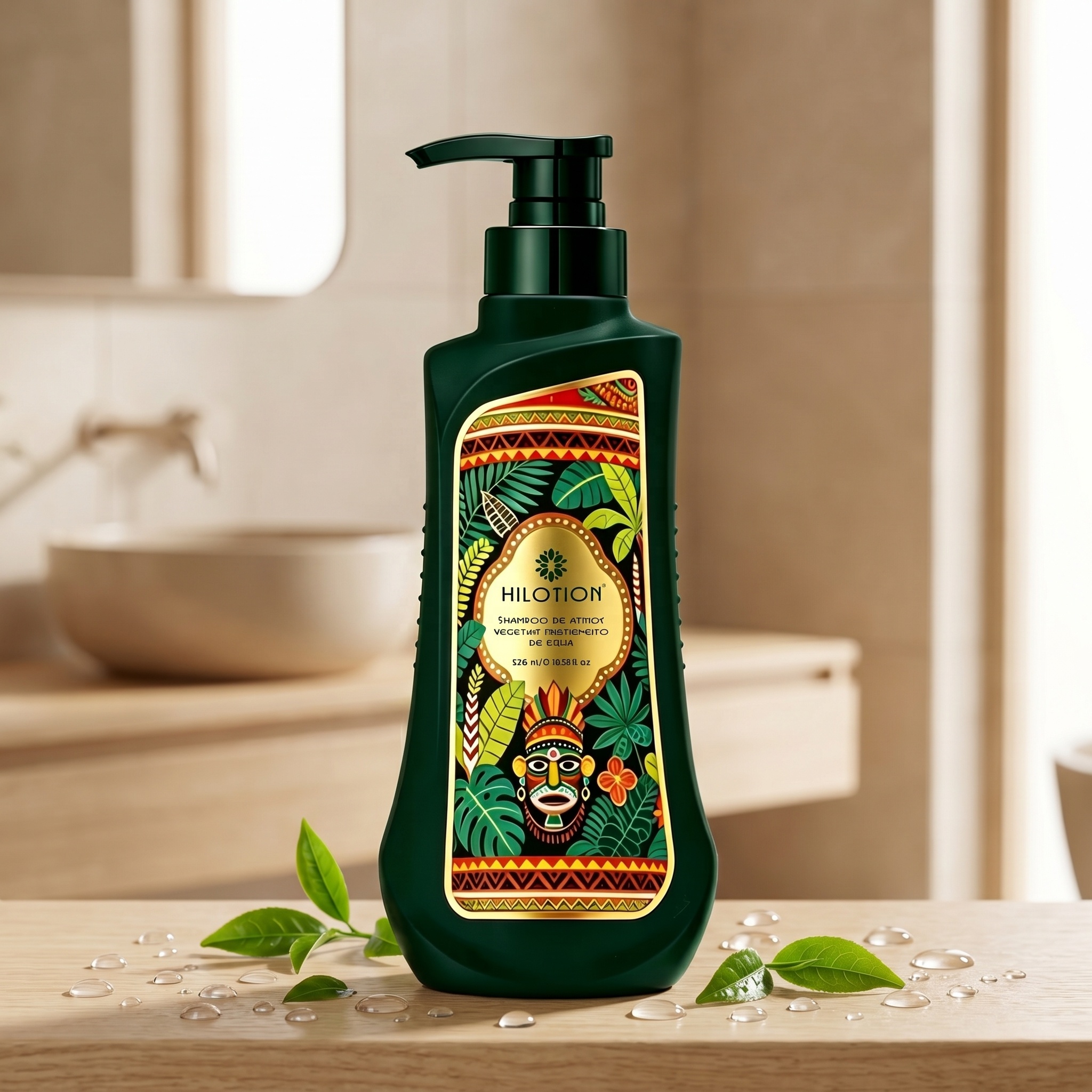 Hilotion Private Label Sulfate-Free Organic Botanicals Rosemary Oil Shampoo with Biotin for Thinning Hair &amp; Anti-Hair Loss