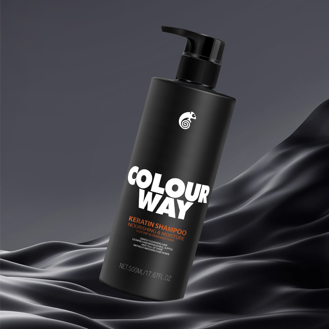 Colourway Professional Keratin Shampoo Hydrating Volumizing Hair Treatment Repair Smooth Nourishing Custom Logo