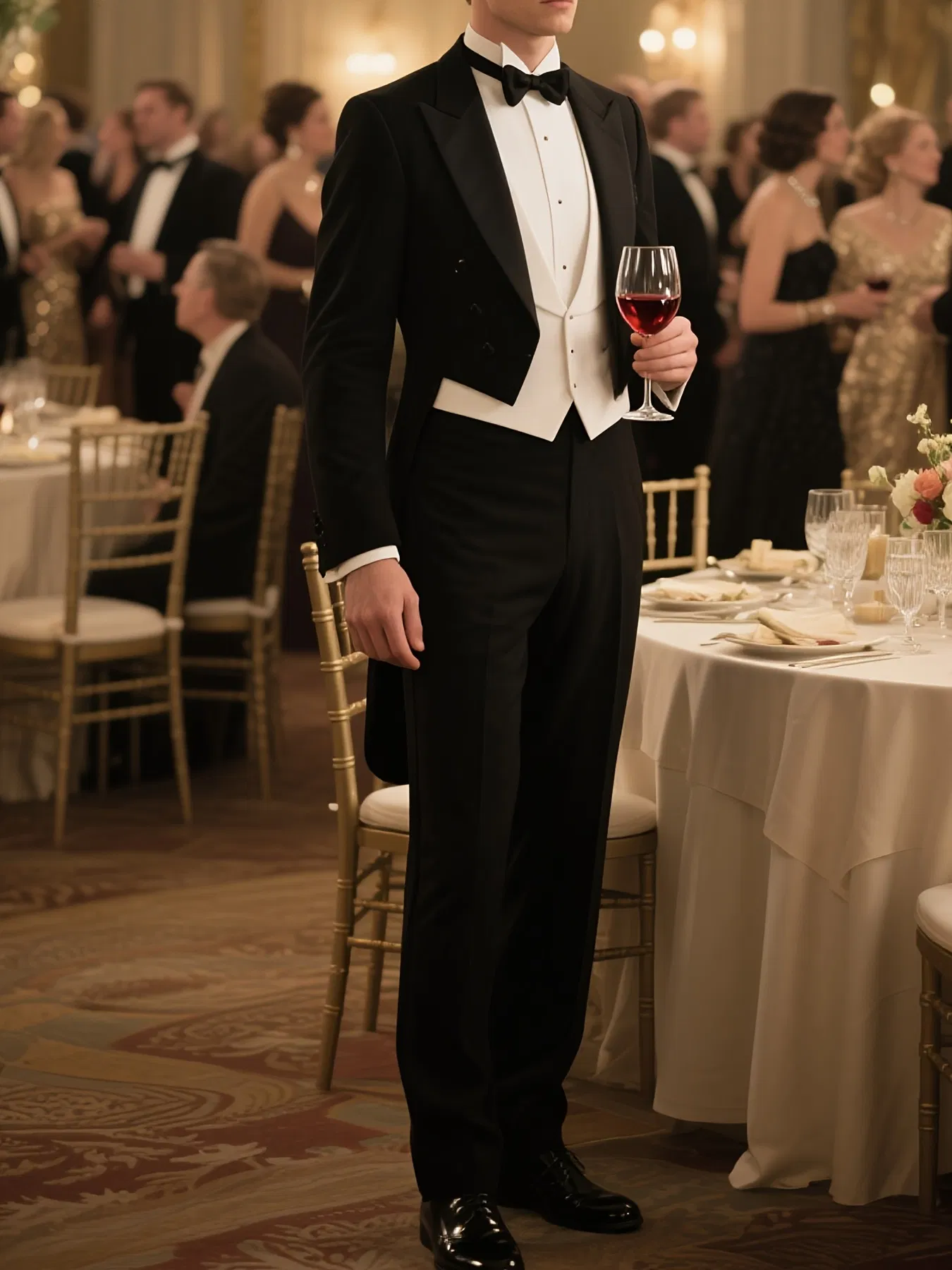 Elegant Men's Tailcoat Jacket