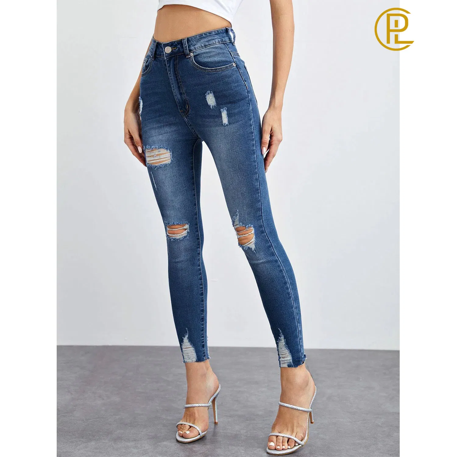 Hot Sales 2020 Summer Hole Skinny Sexy Jeans