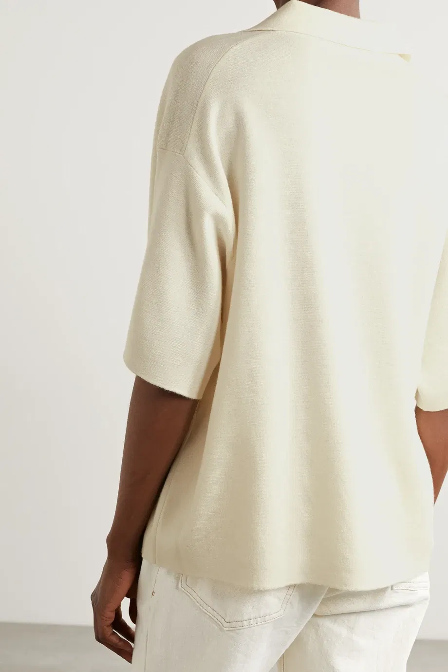 100% Merino Wool Shirt Spring Polo Tee Women V Neck Tank Top.