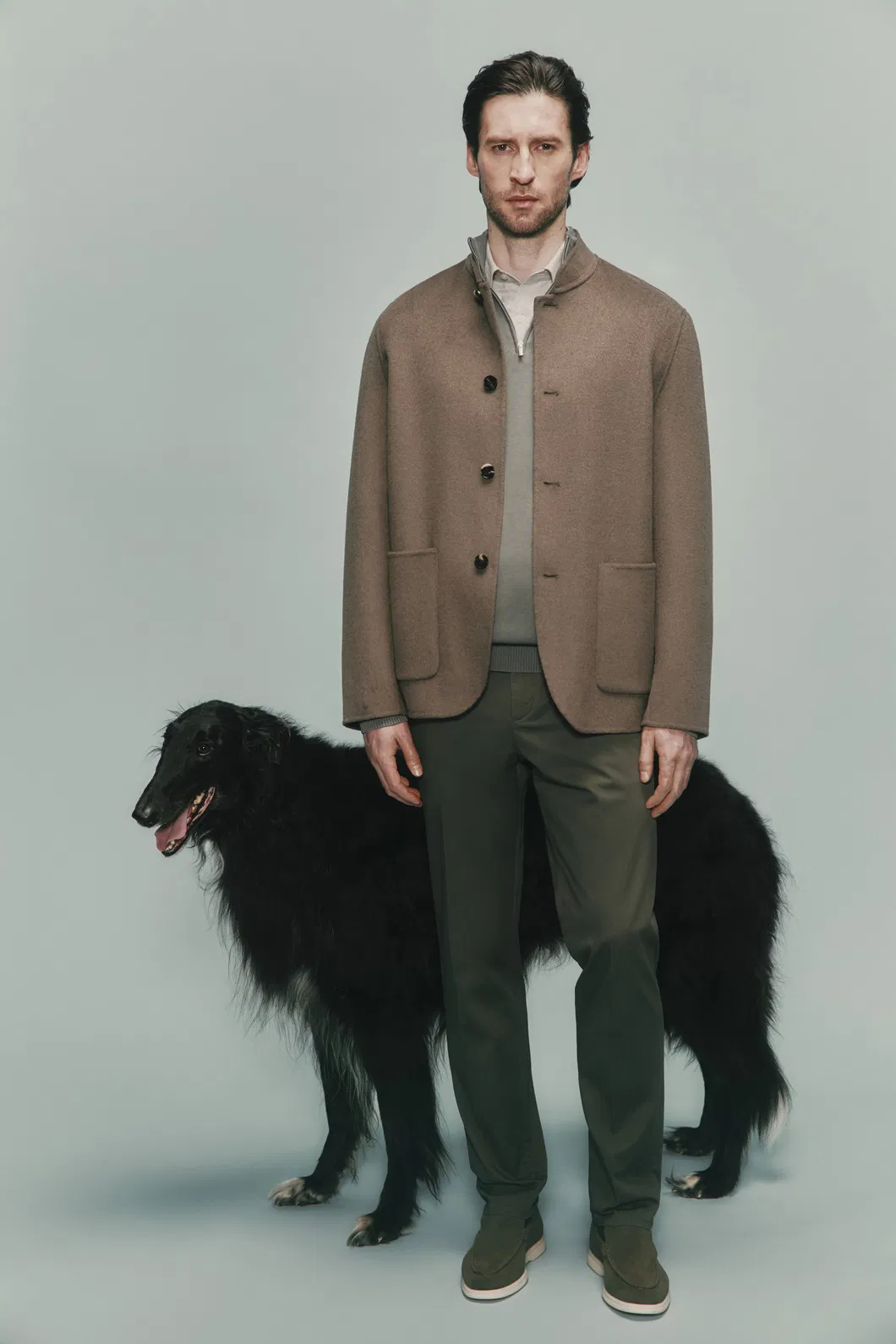 Wool Coat Front View