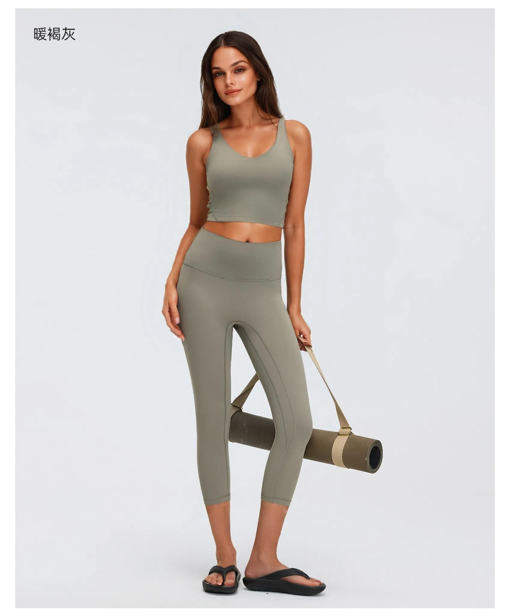 Yoga Push up Tank Top Activewear Gym Wear Fitness Crop Top with Build in Bra Yoga Longline Sports Bra Vest