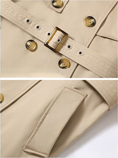 Belt Replacement Fashion Trendy Girl Clothing Luxury Winter Long Jackets Modest Women's Trench Coats for Ladies Women