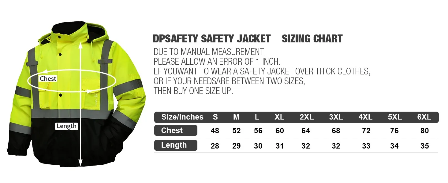 Reflective Safety Jacket View 3
