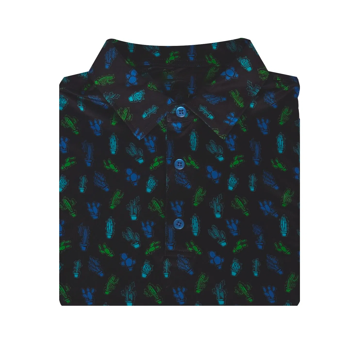 Luxury High Quality 75% Recycled Nylon 25% Spandex Golf Shirt Allover Print Men Clothing Golf Polo Shirts Custom Logo