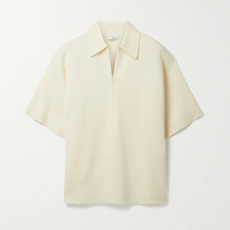 100% Merino Wool Shirt Spring Polo Tee Women V Neck Tank Top.