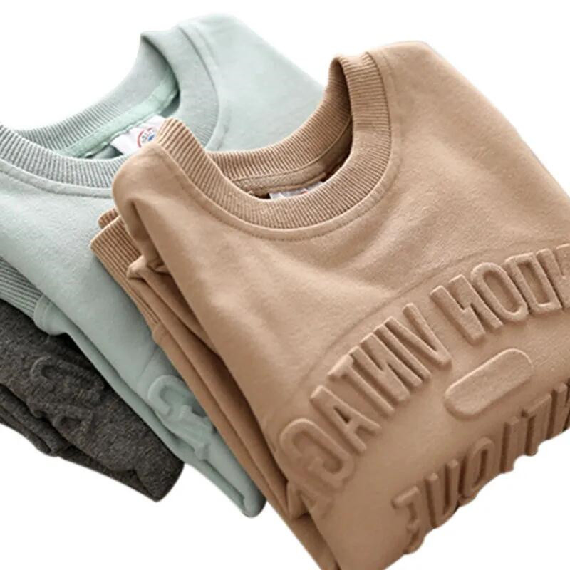 Custom Streetwear 3D Emboss Sweatshirt Print Hoodie Embossed Sweatshirts Men