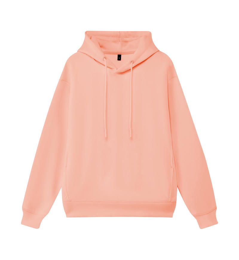 2098#Autumn and Winter 330g Trendy off-Shoulder Hooded Pullover Sweatshirt