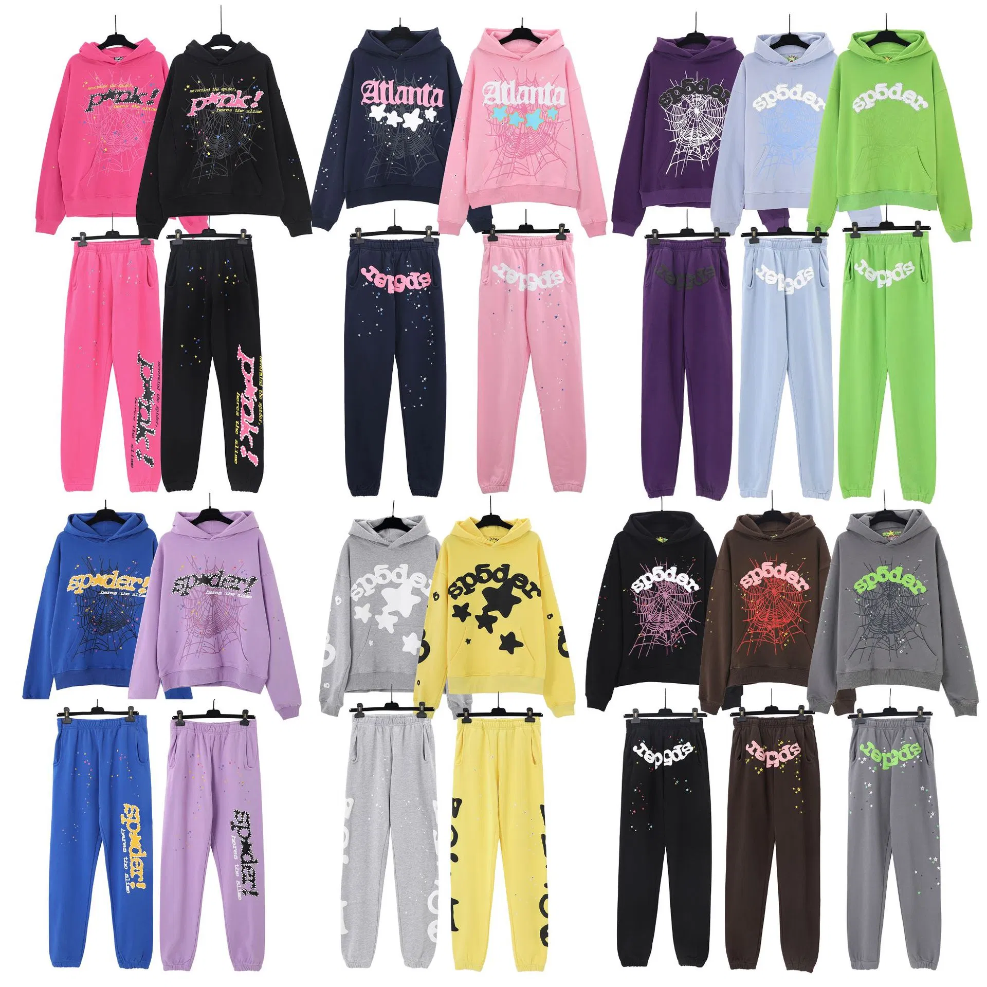 Sweatshirts Pullover Sp5der Mens Hoodies 555555 Sweatshirts Y2K Spider Hoodie Men Women Print Hip Hop Sp5der Brand Hoodie