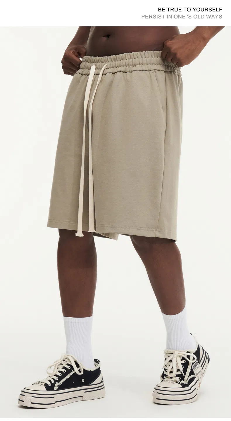 Comfortable Gentle Fade-Resistant Stretchy High-Waist Single Jersey Shorts