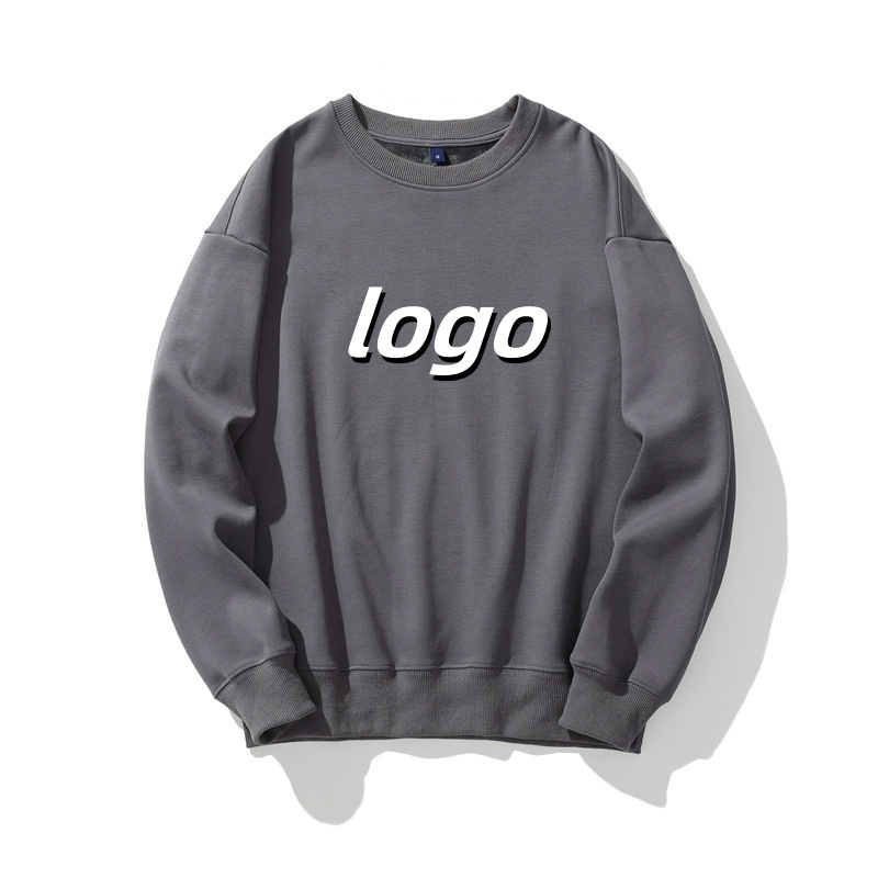 Men Custom Printing Logo Cheap Sports Casual Streetwear Pullover Sweatshirt