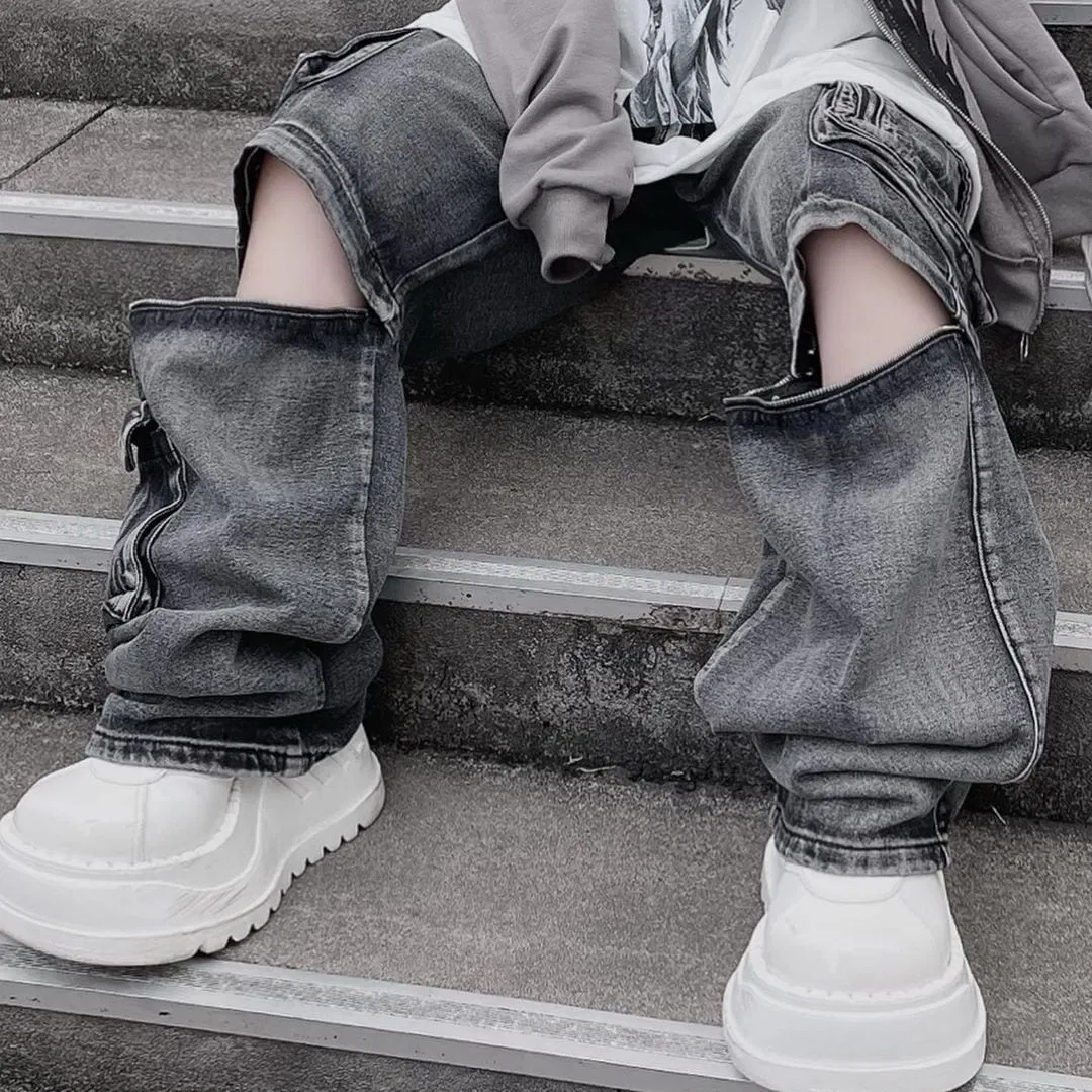 2025 Fashion Style New Denim Jeans Wholesale Unisex Custom Pants Cool Style Jeans