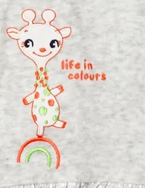 Giraffe Embroidery Detail