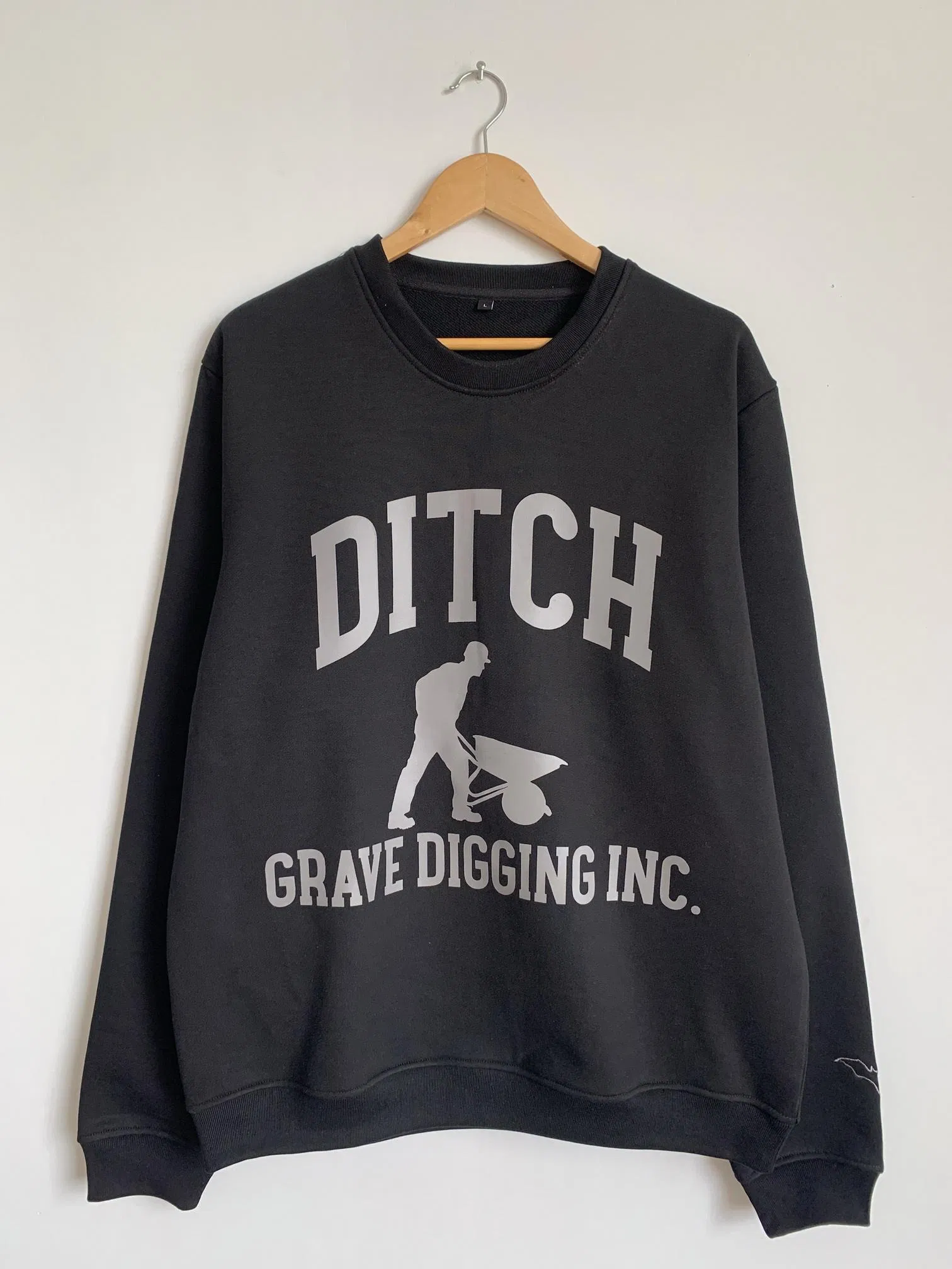 Eleven 100% Cotton High Quality Oversized Heavy Cotton Drop Shoulder Crewneck Sweatshirt Custom Pullover Jumperpopular