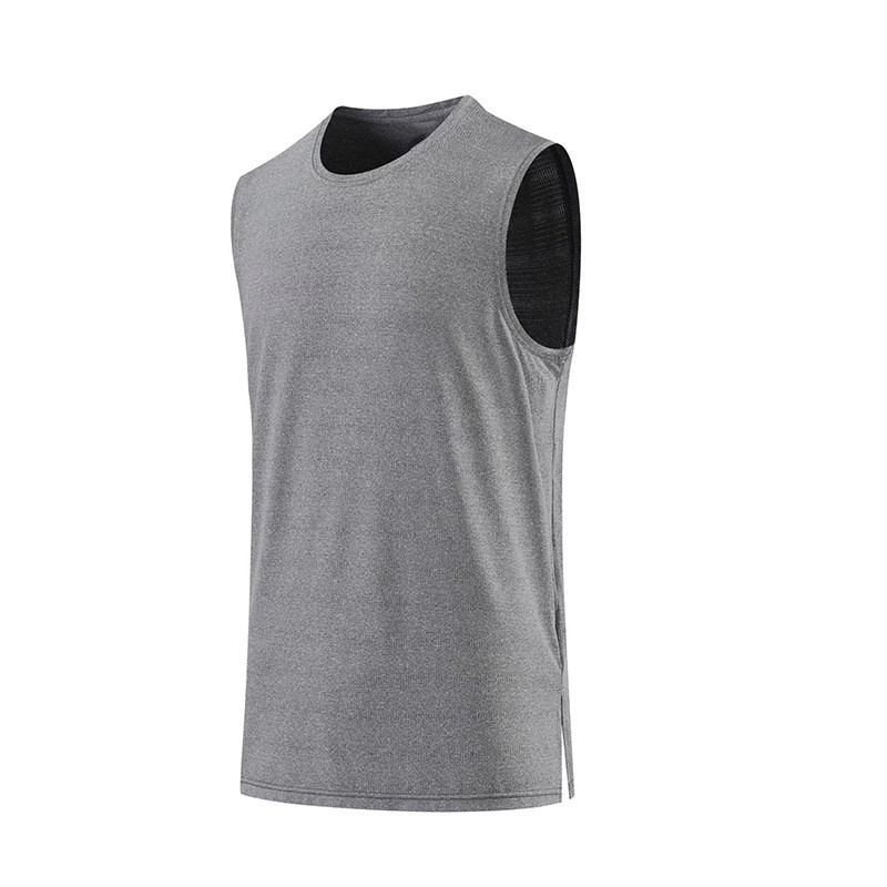 Hot Selling Custom Print Heavyweight Men's Muscle Vest Summer Athletic Sleeveless T Shirt Oversized Tank Top