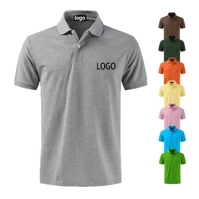 High Quality Polo Shirt Embroidery Cotton Polyester OEM Wholesale T-Shirts Polo