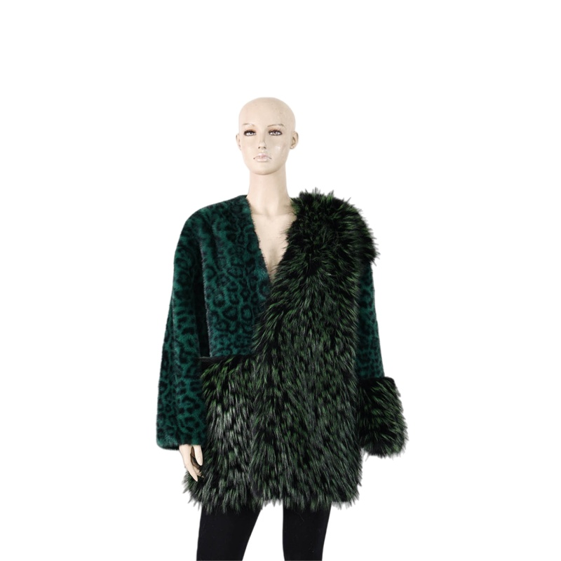 2025 Winter New Retro Fringed Eco-Friendly Faux Mink Coat