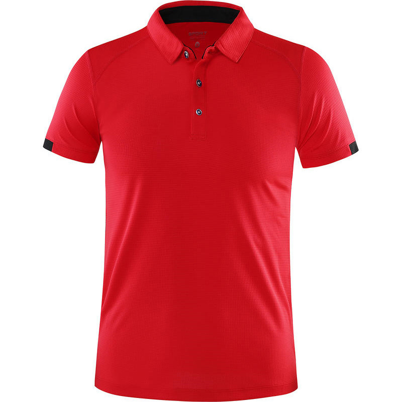 Custom Man Cotton Golf Shirt Summer Breathable Polo T-Shirt