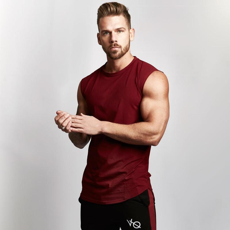 Factory OEM New Design Mens Sport Running Fitness Singlet Plain Sleeveless Muscle Undershirt Homme Canotta Workout Gym Tank Top