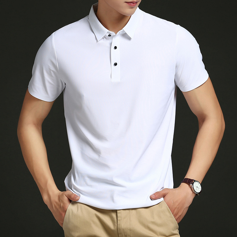 Competitively Price Casual Flexible Short Sleeved Polo Shirt Breathable Polo Manches Courtes Polo Shirt for Daily Routine
