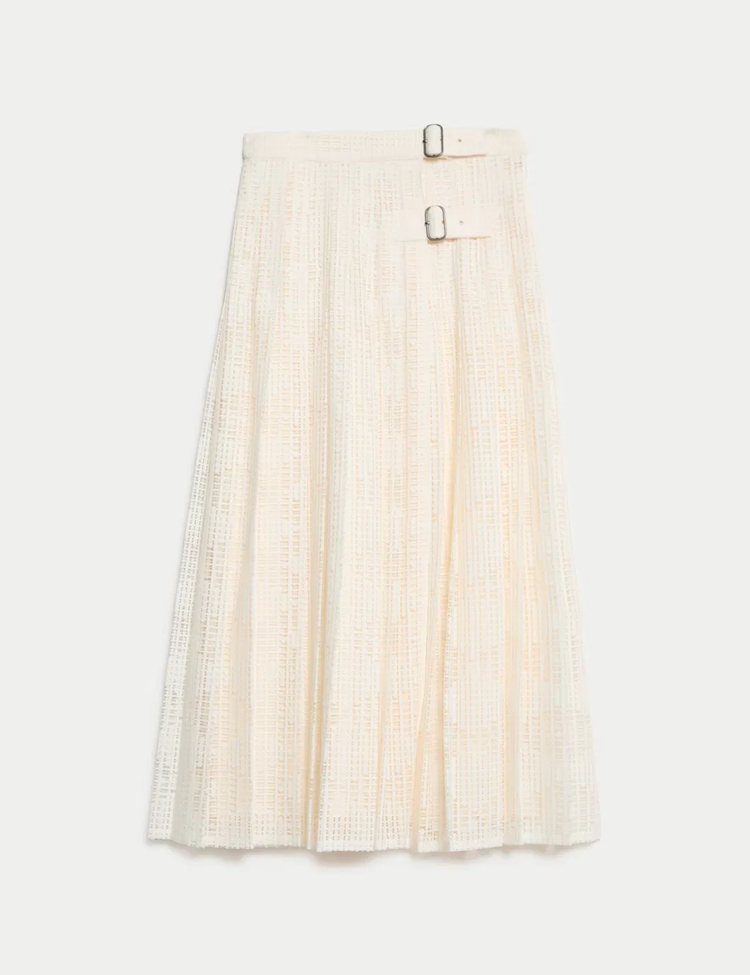 Beige Custom High-Waist Maxi Ladies Skirt