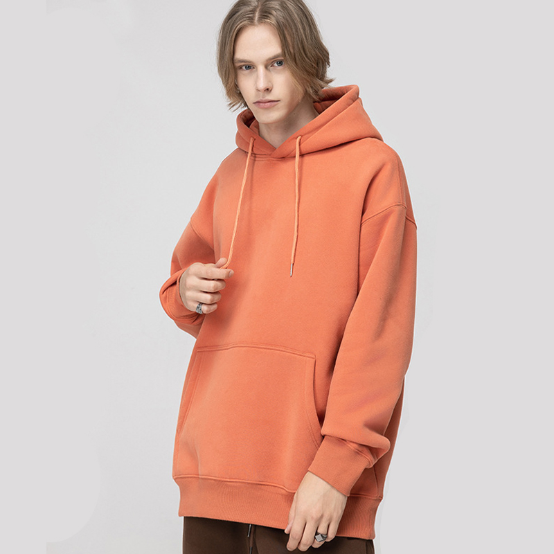Wholesale Custom Logo Sweatshirt Unisex Fleece Terry Cotton Polyester Oversize Hoodies