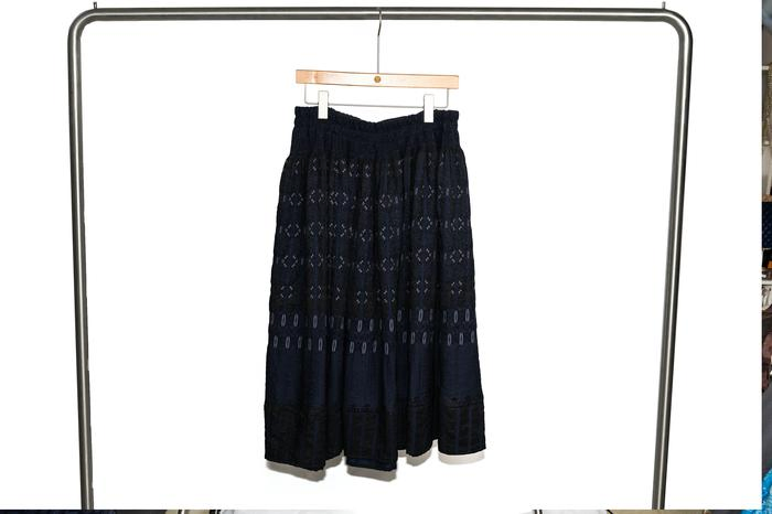 Hight MID-Long Spleg Carton Average Size Cotton Fashion Skirt