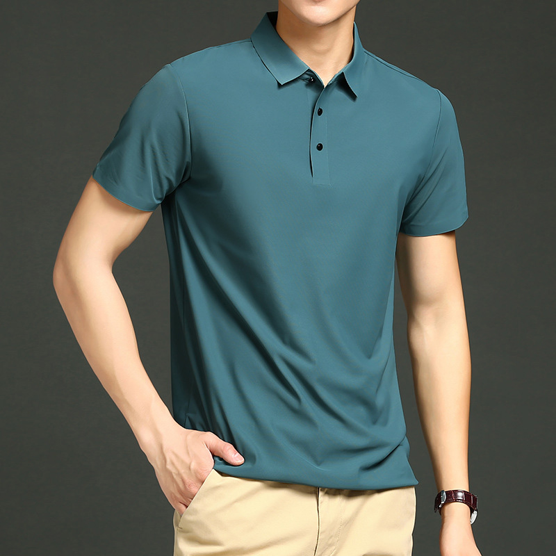Competitively Price Casual Flexible Short Sleeved Polo Shirt Breathable Polo Manches Courtes Polo Shirt for Daily Routine