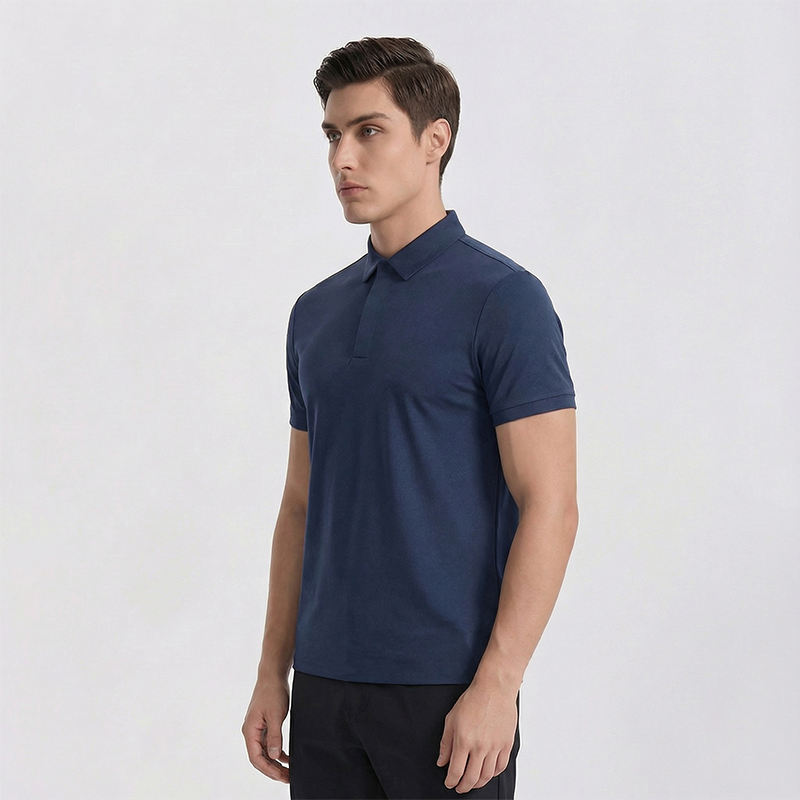 High Stretch Quick Dry Golf Man Polo Shirt for Sporting Casual