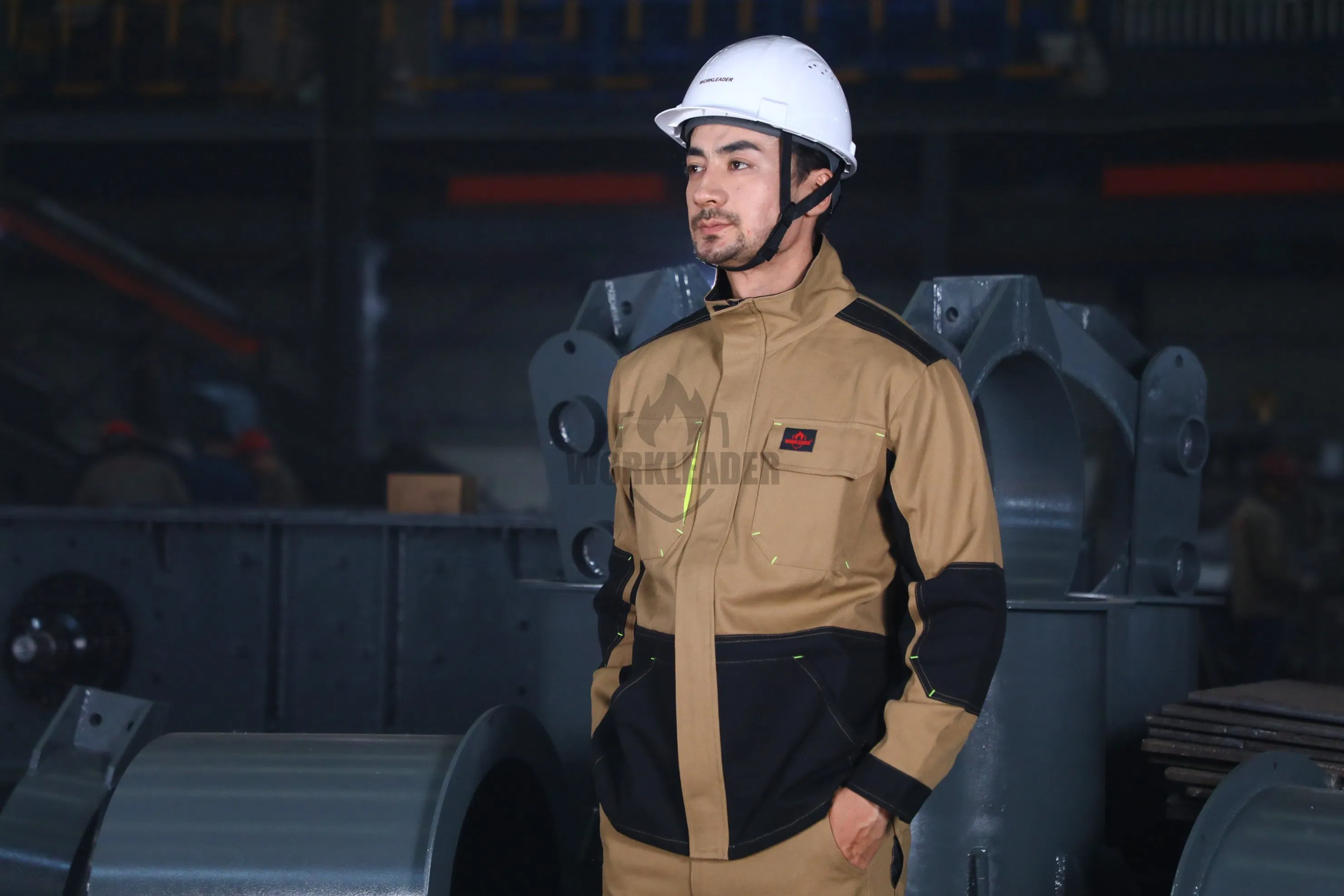 ODM Machinery Anti-Static Arc Flash Product Fire Retardant Clothing Fr Safety Work Jacket Suit
