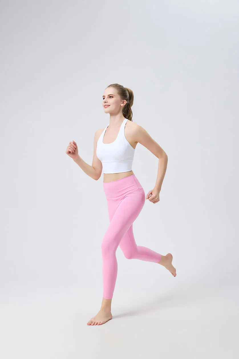 High Waist Sports Yoga Leggings 4 Way Free Stretch Yoga Pants