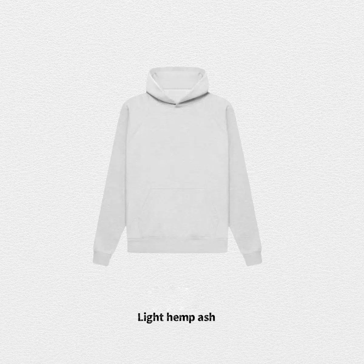380GSM 80% Cotton Fleece Pullover Oversized No String Hoodie for Men