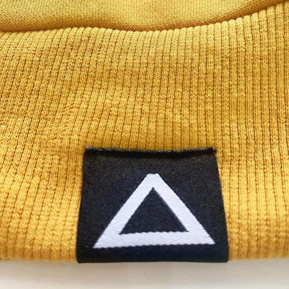 Embossed Logo Wholesale Quality Sweatshirts Custom Woven Tags