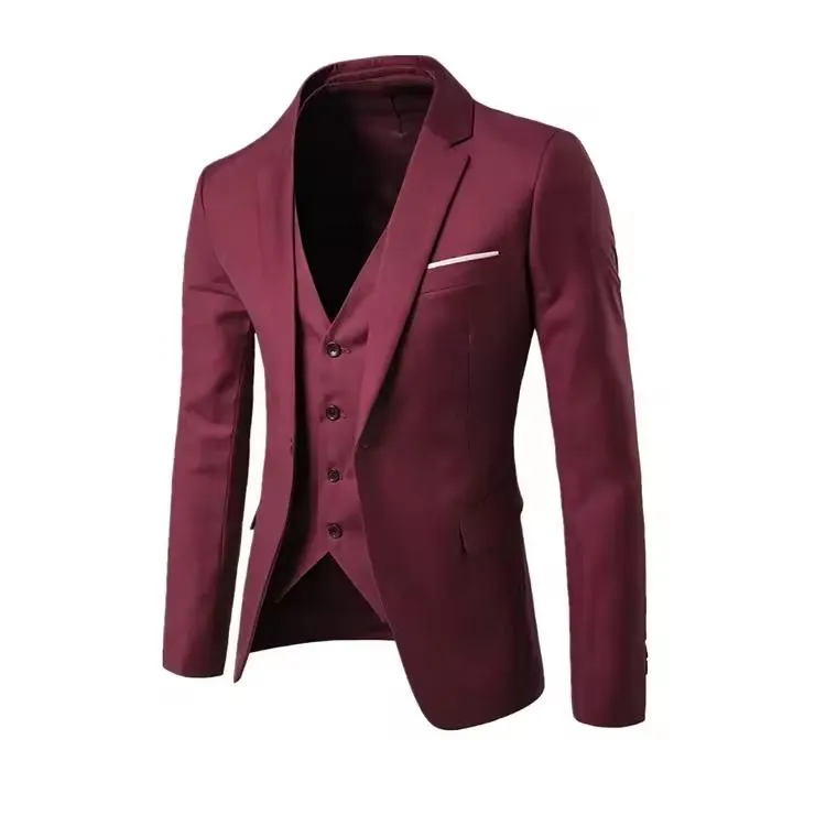 Slim Fit Blazer Suit Side View