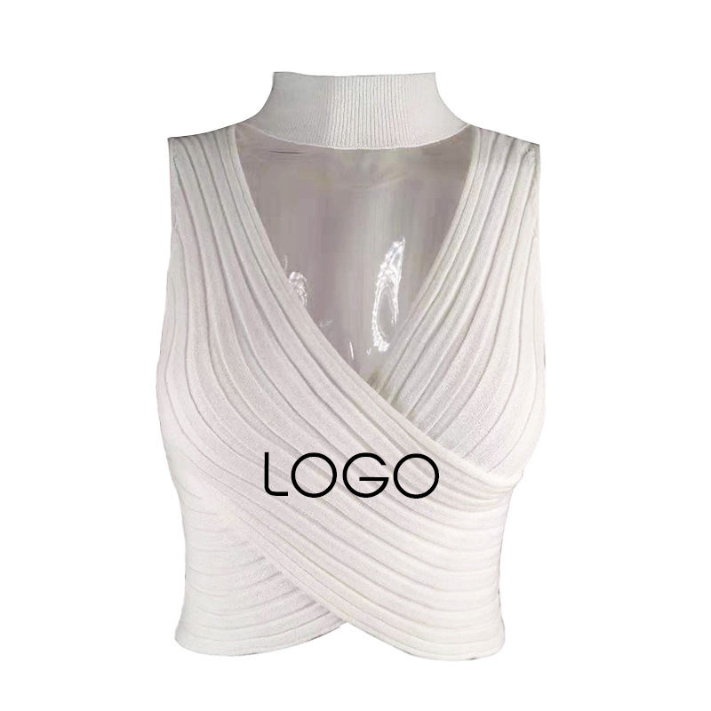 Casual Sports Gym Ladies Sexy Knitted Tank Top for Hot Girls