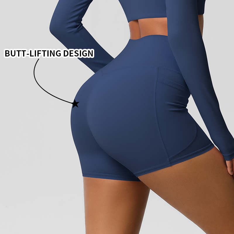 Women's Lightweight Yoga Shorts with Pockets for Gym &amp; Yoga