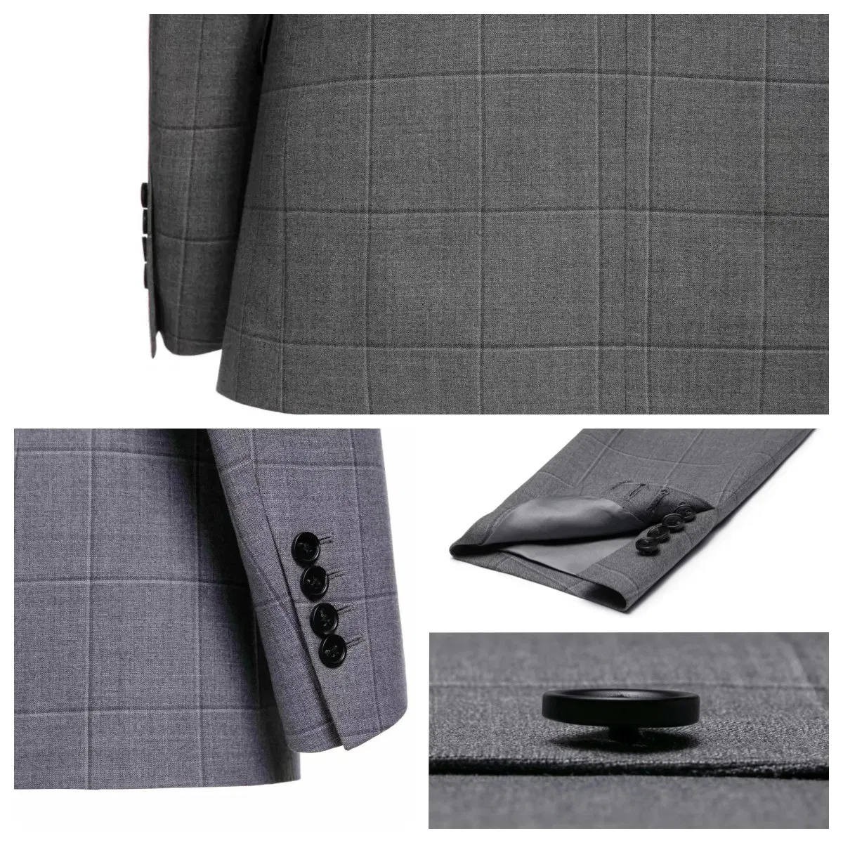 Bespoke Business Men's Formal Business Officewear with Two-Piece Blazer &amp; Trousers