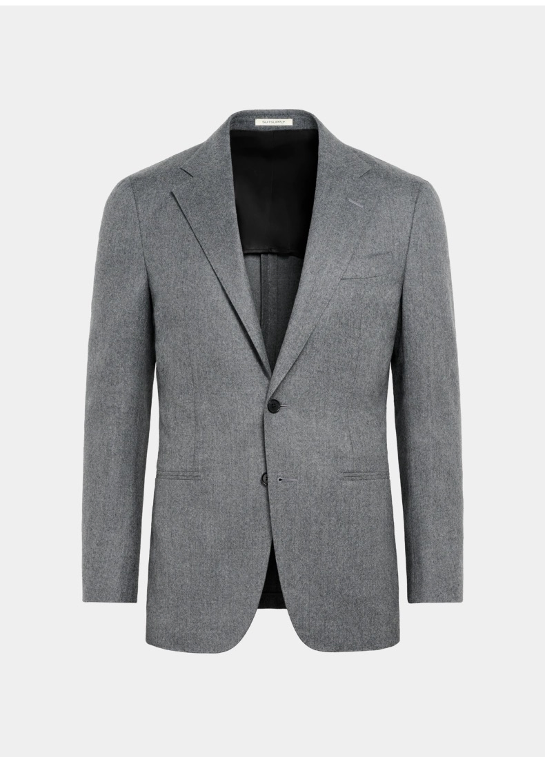 Wholesale Luxury Two Piece Men's Formal Suits Set Lapel Collar Single Breast Merino Wool Blazer for Business Man