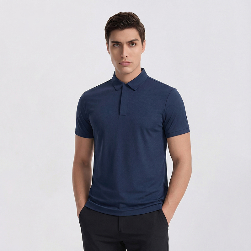 High Stretch Quick Dry Golf Man Polo Shirt for Sporting Casual