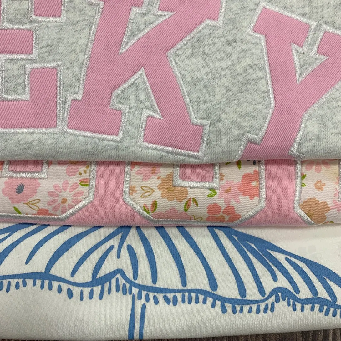 Custom Wholesale Embroidery Jumper Print Plain High Quality Soft Cotton Heavy Weight 330 GSM Fleece Crewneck Sweatshirt Oversized Streetwear